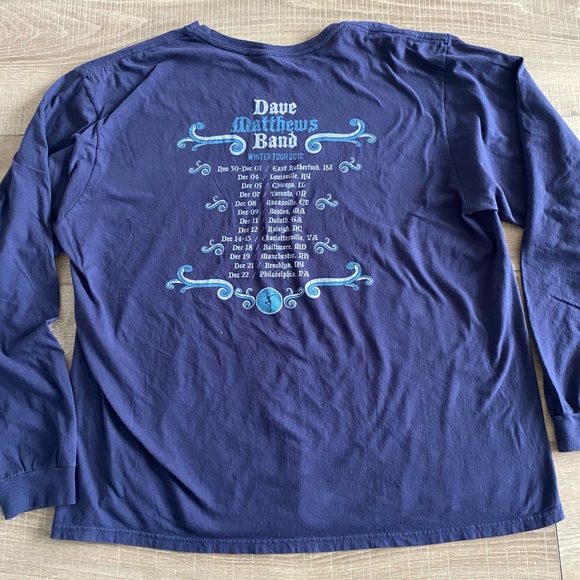 Dave Matthews Band - Winter Tour 2012 long sleeve shirt - tagless (XL) - Picture 4 of 9